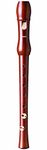 Hohner 9550 2 Piece C Key Wooden Soprano Recorder - Dark Pearwood