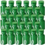 Green Hexagon Shaped Mini Bubble Bottles - Party Favors and Toys - Bulk Set of 48 Pieces
