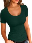 VICHYIE Summer Women's Scoop Neck S