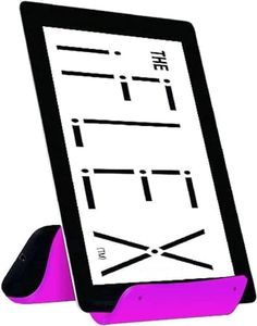 iFLEX Adjustable Cell Phone Stand and Tablet Stand for Work and Home – Flexible Phone Holder is The Perfect iPhone Stand for Video Calls and Holds Any Device (Purple)