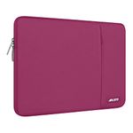 MOSISO Tablet Sleeve Case Compatible with iPad 10th 10.9 inch 2022, iPad Air 5th 10.9, iPad Pro 11 M2 2022-2018,iPad 9/8/7 10.2, iPad Air 4 10.9/Air 3 10.5,iPad 9.7,Polyester Vertical Bag, Wine Red