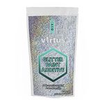 v1rtus Silver Holographic Glitter Paint Wall Crystals Additive 100g / 3.5oz for Water Based Emulsion