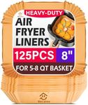 Air Fryer Liners Disposable, 125pcs