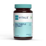 HealthKart HK Vitals Milk Thistle Extract (120 Capsules) | Liver Support Supplement | Silybum Marianum Liver Detox for Men and Women