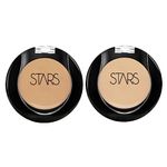 Stars Cosmetics Concealer Full Coverage Face Makeup Cream All Skin Types Waterproof Corrector For Under Eye Dark Circles Acne & Blemishes For Girls and Women (Light & Medium)