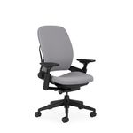 Steelcase Leap Ergonomic Office Chair With LiveBack Lumbar Support And S-Shaped Flexible Backrest Grey