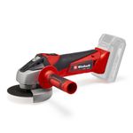 Einhell Power X-Change 18V Cordless Angle Grinder - 115mm (4 Inch) Disc Battery Grinder For Cutting, Grinding And Polishing - TC-AG 18/115 Li Solo Power Tool (Battery Not Included)