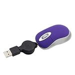 Wired Mouse Mini USB Retractable Ca