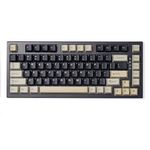 YUNZII YZ75 75% Hot Swappable Wireless Gaming Mechanical Keyboard, RGB Backlights, BT5.0/2.4G/USB-C, Dye Sub PBT Keycaps for Linux/Win/Mac (Black, Gateron G Pro Yellow)