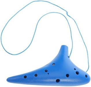 WATIIFUFU Professional 12-hole Resin Ocarina Alto C Wind Instrument Lightweight Musical Instrument for Adults and Students Portable Songbird Ocarina for Folk and World Music Random Color
