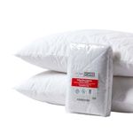 HOMESCAPES King Size Pillow Protectors 2 Pack Quilted Top Pillow Covers Super Soft Hypoallergenic and Anti-Dust Mite Protectors with Diamond Quilting Extra-Large 3 Foot 50 x 90 cm