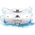 Cordless Swimming Pool Vacuum - Robotic Pool Cleaner for above Ground/In-ground Pools - 7500mAh Battery Lasts 140 Mins, Self-Parking, Powerful Suction Pool Vacuum Cleaner for Flat-bottom Pools