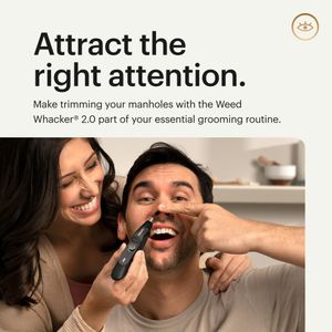 MANSCAPED Weed Whacker 2.0 Ear & Nose Hair Trimmer for Men