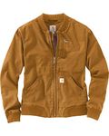 Carhartt Women's Rugged Flex Relaxed Fit Canvas Jacket, Carhartt Brown, Medium