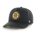 47 NHL Boston Bruins Cold Zone MVP DP Unisex Baseball Cap, Snapback, Bruins Badge Logo, Colour Black