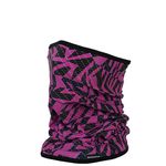 BLACKSTRAP Apex Tube Therma Dual Layer Neck Warmer Ski Mask, Maximum Warmth and Comfort, Adult Unisex, One Size Fits All, Jagged Pink