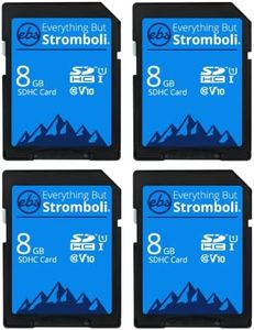 Everything But Stromboli 4 Pack 8GB SD Cards for Browning Trail Camera Dark Ops, Recon Force, Defender, Spec Ops, Patriot, Strike Force Game Cam SDHC Memory Card