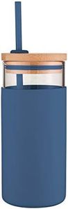 Avanti Glass Smoothie Tumbler, 500 ml Capacity, Navy