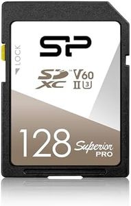 Silicon Power 128GB V60 R/W Up to 280/100 MB/s Superior Pro UHS-II SDXC Memory Card