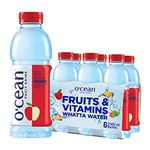 O'CEAN Fruit Water Crispy Apple flavor enriched with vitamins, electrolyte & glucose| 500ml | Pack of 6