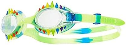 TYR Kids Swimple Spikes Swim Goggles, Blue/Clear