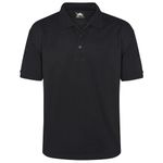 ORN Black Polo Shirt for Men Adult - Short Sleeve Workwear | UK Casual Smart Tops for Men, Professional Work Wear - 1150 Eagle - Extra Large