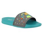 WELCOME EXTRA SOFT Classic Casual SLIDERS/SLIPPERS for KIDS| Comfortable & Light Weight | Stylish & Anti-Skid | Waterproof & Everyday Use for BOYS/GIRLS, K MAGIC SLIDE-AQUA_7