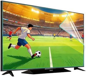 Matte Anti-Glare Screen Protector For 75-Inch Tv No Reflection In Sunlight Filter Ultra Clear Anti-Glare Display Protective Film No Air Bubbles Compatible Oled Lcd Models