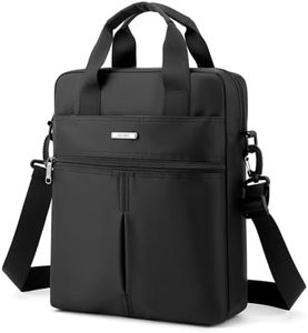 AOTIAN Men's 14-inch Laptop Shoulder Bag Nylon, Messenger Business Waterproof Casual Crossbody Work Travel Outdoor, Black