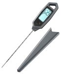 Lavatools PT18 Professional Commercial 4.5" Ambidextrous Backlit Digital Instant Read Meat Thermometer for Kitchen, Food Cooking, Grill, BBQ, Smoker, Candy, Home Brewing, and Oil Deep Frying