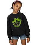 Disney Girls The Descendants Maleficent Long Live Sweatshirt Black 9-11 Years