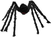 Halloween Spider 90cm Giant Spider Giant Halloween Spider for Halloween Decorations Outdoor Fake Spiders - Halloween Giant Spider Big Spider Halloween Decorations Indoor Halloween Spiders 1pcs