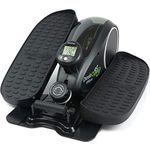 DeskCycle Under Desk Elliptical Machine - Compact Mini Elliptical Cardio Machine - Desk Cycle Pedal Exerciser - Exercise Equipment for Home - Black