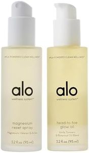 Alo Restful Radiance Set | Magnesium Reset Spray + Head-to-Toe Glow Oil | Calming & Hydrating Duo for Stress Relief & Radiant Skin | Magnesium, Arnica & Vitamin E | Made in USA - 3.2 oz (Pack of 2)