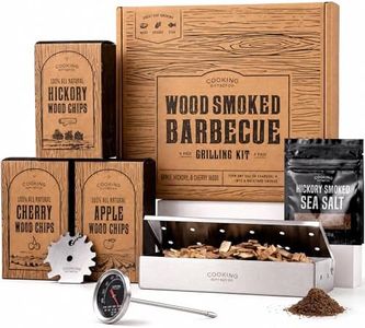 Cooking Gift Set Co. | Wood Smoked BBQ Grill Set for Men | Gifts for Men:Gifts for Boyfriend, Birthday Gifts for Men, & New Home Gift Ideas | BBQ Gifts for Men, Mens Gifts Ideas