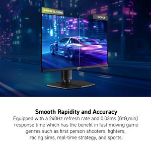 MSI MAG 26.5" QD-OLED Gaming Monitor – WQHD 240Hz, 0.03ms, HDR400