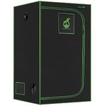 SereneLifeHome Medium Hydroponic Grow Tent Garden-48'' x 48'' x 80'' Indoor Plant Growing System w/ Durable Reflective 600D Mylar,Observation Window-Includes Removable Floor Tray,Black,Green,SLGT48M