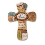 Abbey Gift Cathedral Art Our Family Cross, 6 x 8.13" - 54666