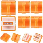 6 Pieces Paper Cutter Replacement Blades Paper Trimmer Blades Refill Craft Paper Cutting Replacement Blades for A4 Paper Cutter (Orange)