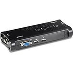 TRENDnet 4-Port USB KVM Switch Kit,