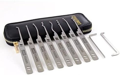 Dangerfield SERENITY Lock Picking Kit for Beginners & Professionals with Durable Stainless Steel Lock Picks, Leather Wallet, eBook - Complete Lock Pick Set for Learning & Mastery, a cool thing to own!