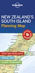 Lonely Planet New Zealand's South Island Planning Map 1 1st Ed.