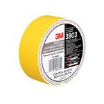 3M Vinyl Duct Tape, Yellow, 2-Inch by 50-Yard, 6.3 Mil