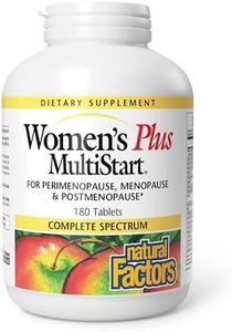 Natural Factors, Women's Plus MultiStart Daily Multivitamin, Nutritional Support for Each Stage of Menopause, 180 tablets (60 servings)