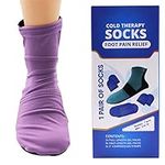 Cold Therapy Stockings Reusable Gel-Freezing Stockings Suitable for The Sole Treatment of Heel Swelling Edema and Foot Arch Hydrotherapy Stockings