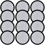 ﻿﻿K&J Mr. Coffee Charcoal Water Filter Discs - Replacement 12-Pack Fits Most Mister Coffee Machine Brewers