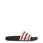 adidas Originals Men's Adilette, black/white /black, 6