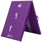 Z Athletic Children's Cartwheel and Beam Training Folding Mat for Gymnastics and Tumbling