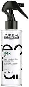 L'Oréal Professionnel Tecni.Art Flex Pli, Thermo-Modeling Shape Memory Hair Spray for Bouncy Curls, Wavy Hairstyles, Volume and Root Lift, Styling Primer for Soft and Natural Results, 190ml