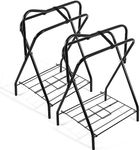 Abbylike 2 Pcs Portable Saddle Rack